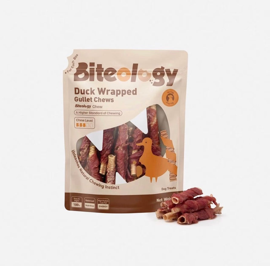 Duck Wrapped Gullet Chews